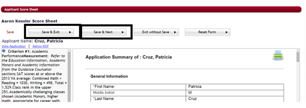 4 additional push scores option for reviewers for scholarships scholarship scoring sheet